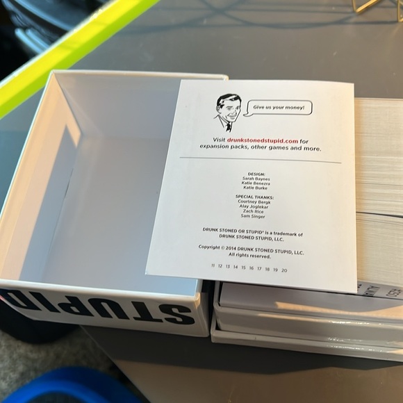 Drunk Stoned or Stupid Party Game - Picture 2 of 2